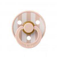 Соска пустушка 6-18 міс. BIBS Studio Colour Latex Round (кругла)  Block – Blush / Ivory