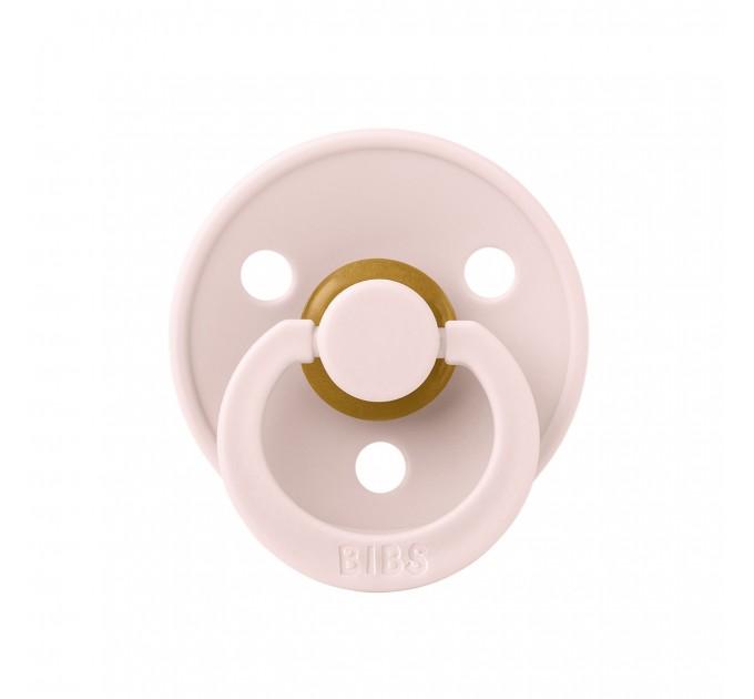 Соска пустушка 6-18 міс. BIBS Colour Latex Round (кругла) – Petal