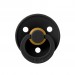 Соска пустушка 6-18 міс. BIBS Colour Latex Round (кругла) – Black 