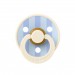 Соска пустушка 6-18 міс. BIBS Studio Colour Latex Round (кругла)  Block –  Ivory / Dusty Blue