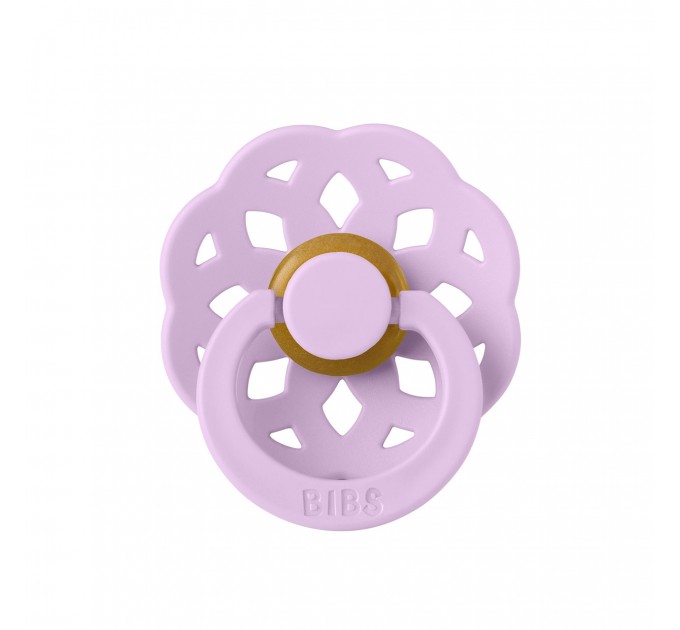 Соска пустушка BIBS Boheme Latex Round (кругла) – Violet Sky - 6-18 міс