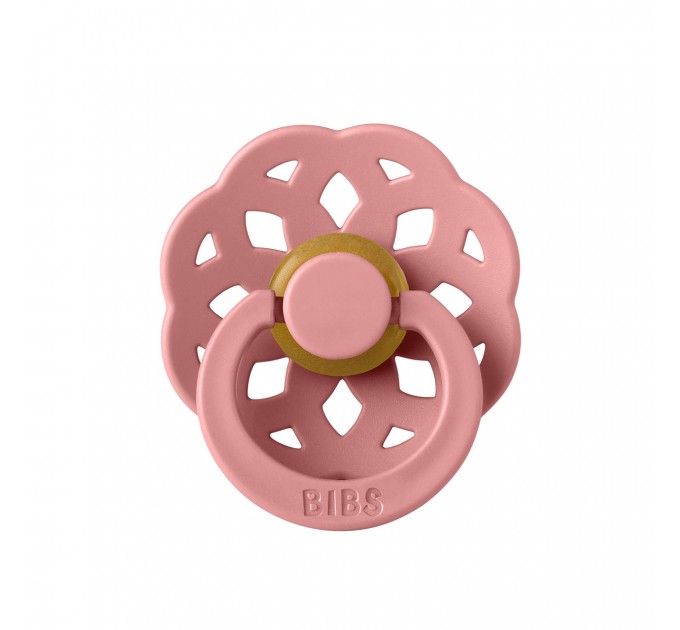 Соска пустушка 6-18 міс. BIBS Boheme Latex Round (кругла) – Dusty Pink