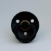 Соска пустушка 6-18 міс. BIBS Colour Latex Round (кругла) – Black 