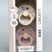 Соска пустушка 0-6 міс. BIBS Liberty Colour Latex (кругла) – Eloise Blush / Ivory Mix (2 в упаковці)
