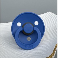 Соска пустушка 6-18 міс.BIBS Colour Latex Round (кругла) – Cornflower - 6-18 міс