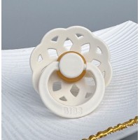 Соска пустушка 6-18 міс. BIBS Boheme Latex Round (кругла) – Ivory 