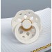 Соска пустушка 0-6 міс. BIBS Boheme Latex Round (кругла) – Ivory 