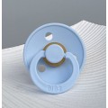 Соска пустушка 6-18 міс. BIBS Colour Latex Round (кругла) – Baby Blue