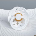 Соска пустушка 6-18 міс. BIBS Boheme Latex Round (кругла) – White 