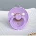 Соска пустушка 6-18 міс. BIBS Colour Latex Round (кругла) – Violet Sky 