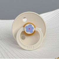 Соска пустушка 6-18 міс. BIBS Studio Colour Latex Round (кругла) Jasmine – Ivory 