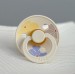 Соска пустушка 6-18 міс. BIBS Studio Colour Latex Round (кругла) Morning Bloom – Ivory 
