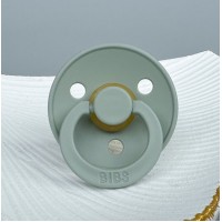 Соска пустушка 6-18 міс. BIBS Colour Latex Round (кругла) – Sage 