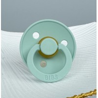 Соска пустушка 6-18 міс BIBS Colour Latex Round (кругла) – Mint 