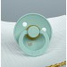 Соска пустушка 6-18 міс BIBS Colour Latex Round (кругла) – Mint 