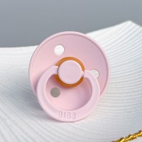 Соска пустушка 6-18 міс. BIBS Colour Latex Round (кругла) – Blossom