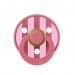Соска пустушка 6-18 міс. BIBS Studio Colour Latex Round (кругла) Block - Coral / Baby Pink