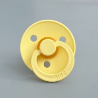 Соска пустушка 6-18 міс. BIBS Colour Latex Round (кругла) – Sunshine