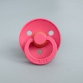 Соска пустушка 6-18 міс. BIBS Colour Latex Round (кругла) – Coral
