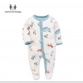 Сліп - чоловічок принт "Звірята" Miracle Baby 