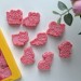 Форми - витиски для печива "Звірята" 8 шт