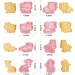 Форми - витиски для печива "Звірята" 8 шт