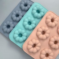 Форма силіконова для пончиків-квітів 26см * 18см КР20