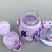 Пляшечка для води My Little Pony Фіолетова з трубочкою, тритан 750 мл 