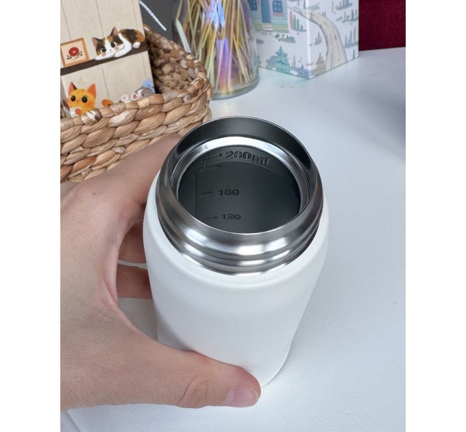 Термос - поїльник для дітей 280 мл, Diller Cat блакитний