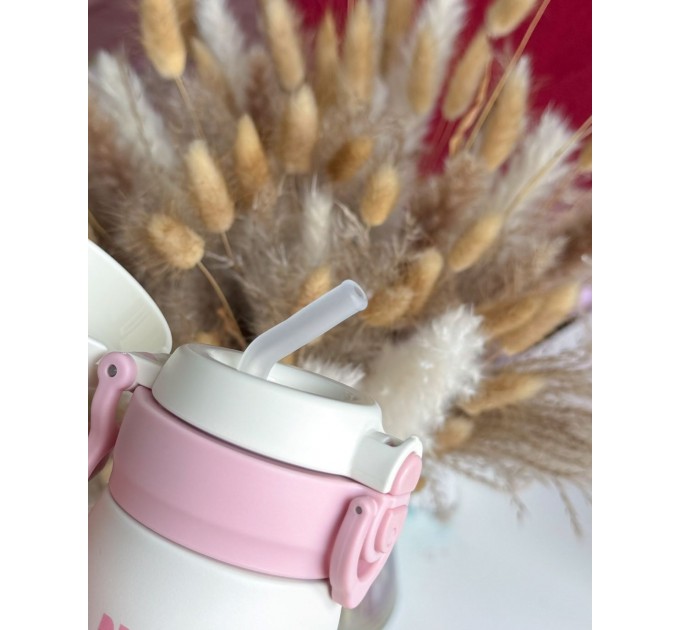 Термос - поїльник для дітей 280 мл, Diller Cat рожевий