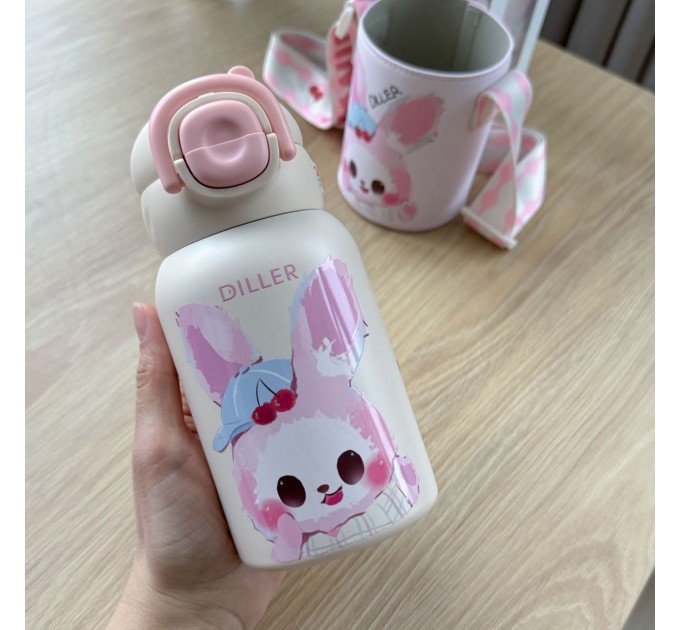 Термос у сумочці 520 мл Кролик Diller