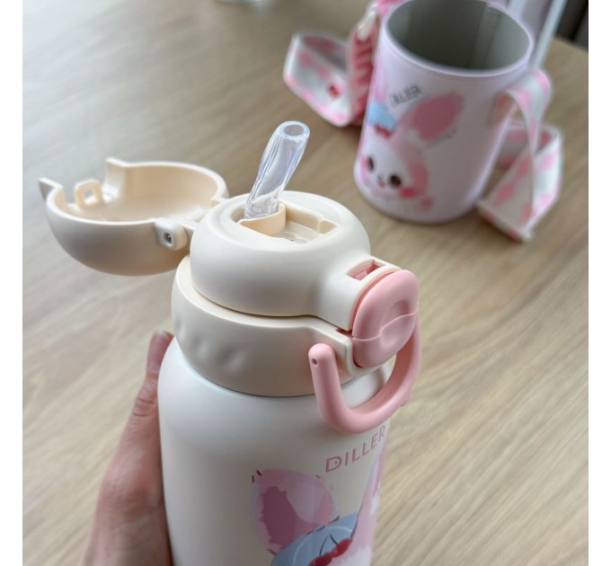 Термос у сумочці 520 мл Кролик Diller