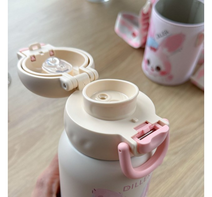 Термос у сумочці 520 мл Кролик Diller