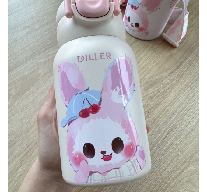 Термос у сумочці 520 мл Кролик Diller