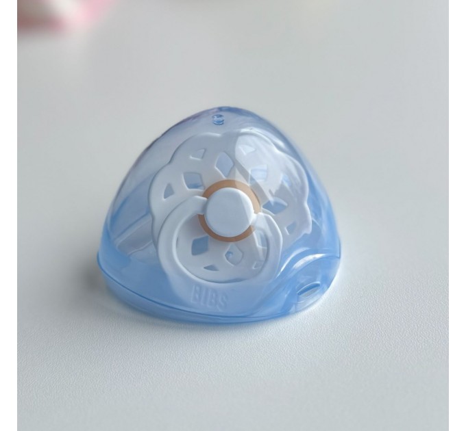 Контейнер для пустушки блакитний