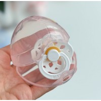 Контейнер для пустушки рожевий