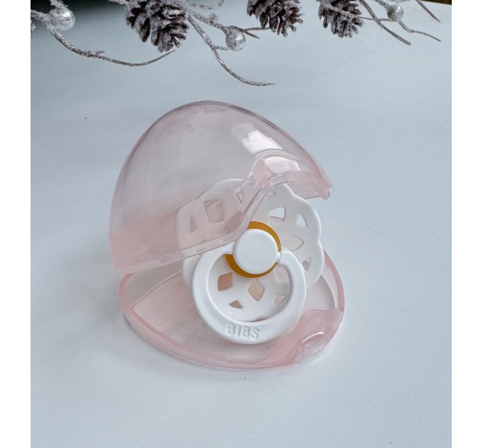 Контейнер для пустушки рожевий