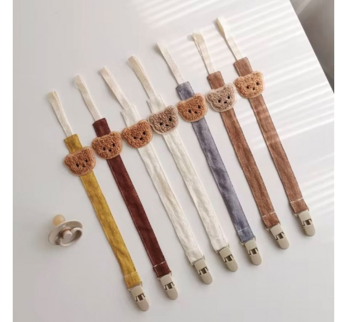 Тримач для пустушки текстильний Веar