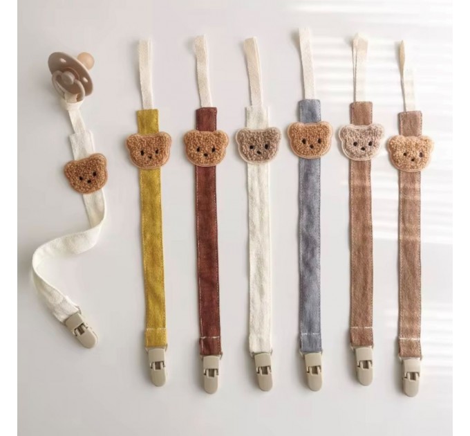 Тримач для пустушки текстильний Веar