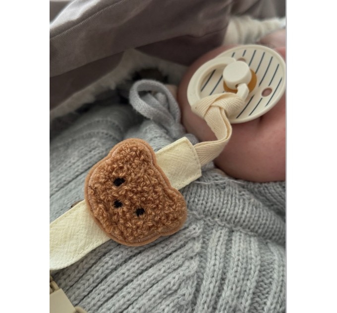 Тримач для пустушки текстильний Веar