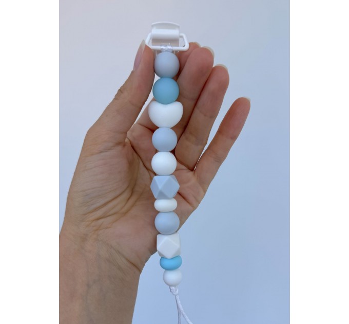 Тримач для пустушки з силіконовими намистинами, ВР108