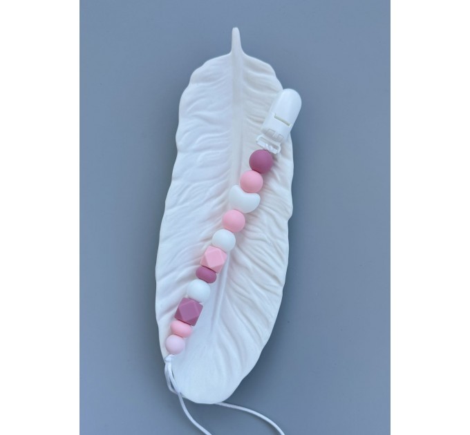 Тримач для пустушки з силіконовими намистинами, ВР108