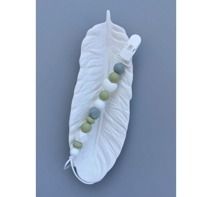 Тримач для пустушки з силіконовими намистинами, ВР108