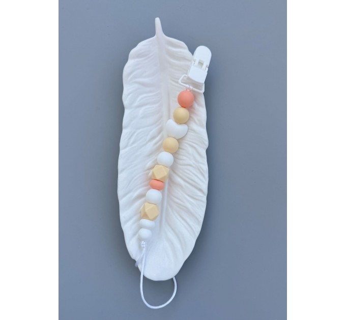 Тримач для пустушки з силіконовими намистинами, ВР108