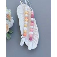 Тримач для пустушки з силіконовими намистинами, ВР108