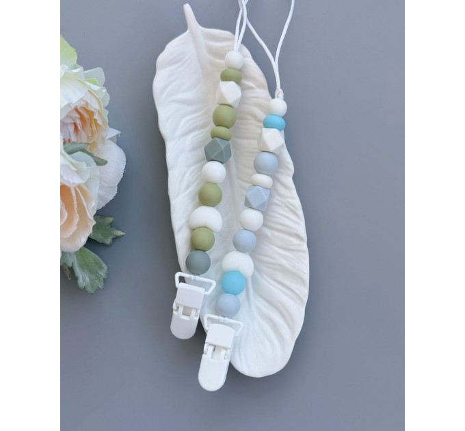 Тримач для пустушки з силіконовими намистинами, ВР108