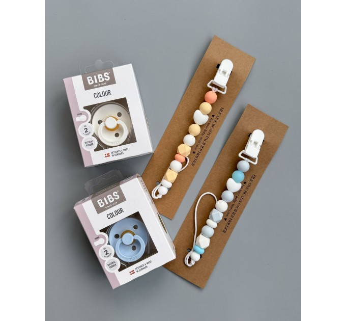 Тримач для пустушки з силіконовими намистинами, ВР108