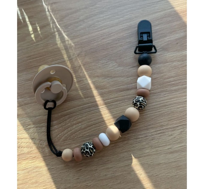 Тримач для пустушки з силіконовими намистинами, ВР115