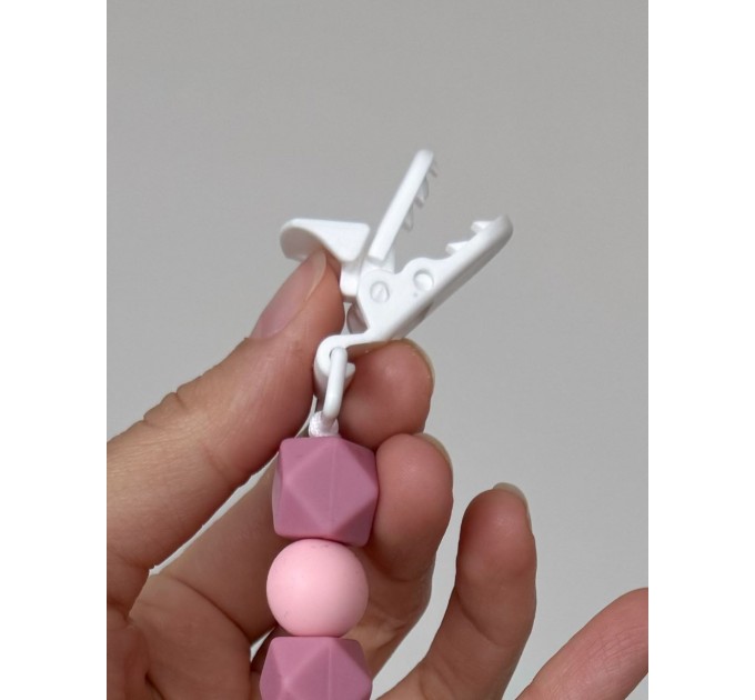 Тримач для пустушки з силіконовими намистинами, ВР117