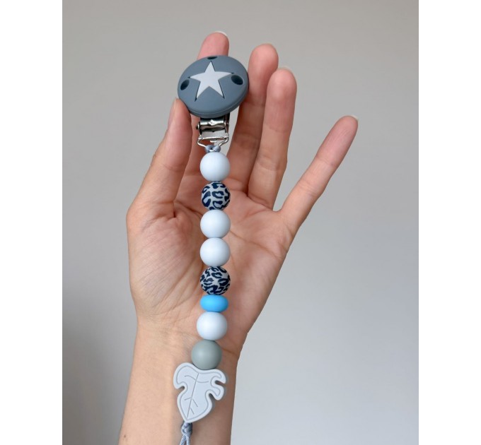 Тримач для пустушки з силіконовими намистинами, ВР111